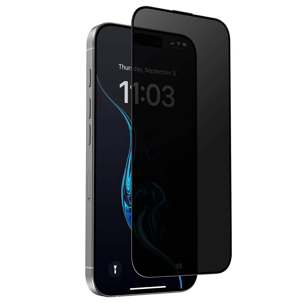 GlassWarrior Privacy Screen Protector for iPhone 16 Pro Max